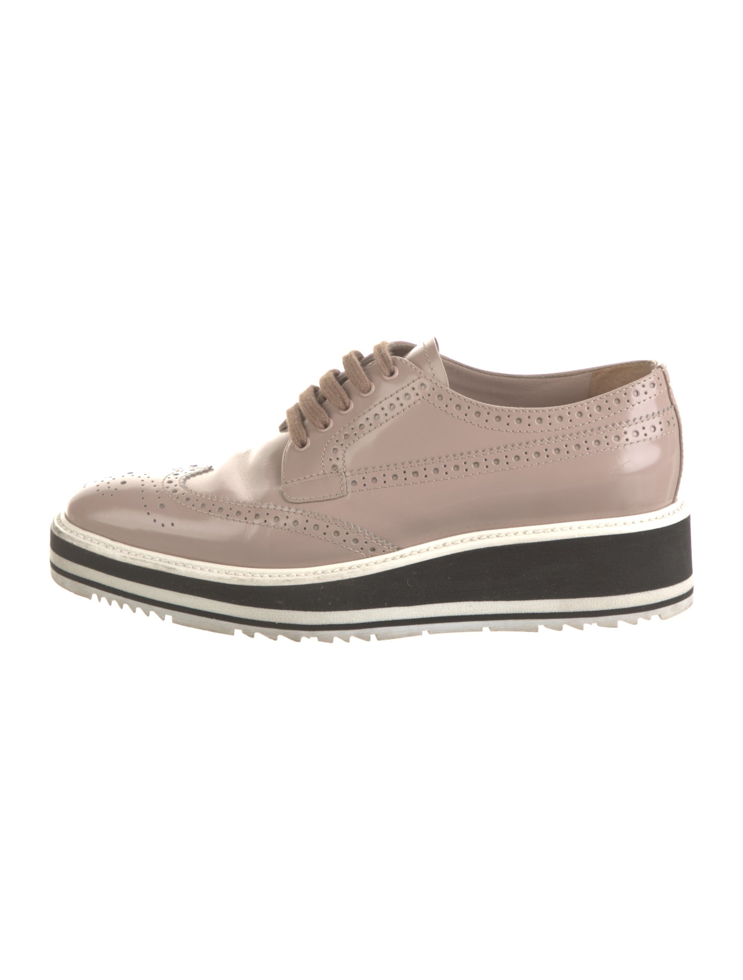 Prada Patent Leather Oxfords