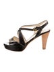 Prada Leather Slingback Sandals