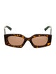 Prada Square Tinted Sunglasses