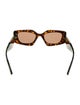 Prada Square Tinted Sunglasses