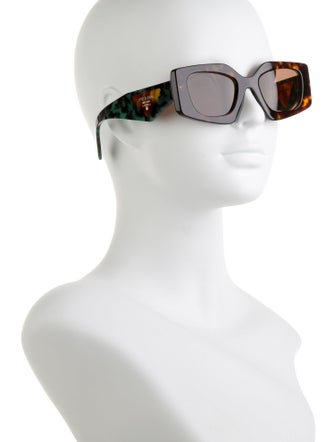 Prada Square Tinted Sunglasses