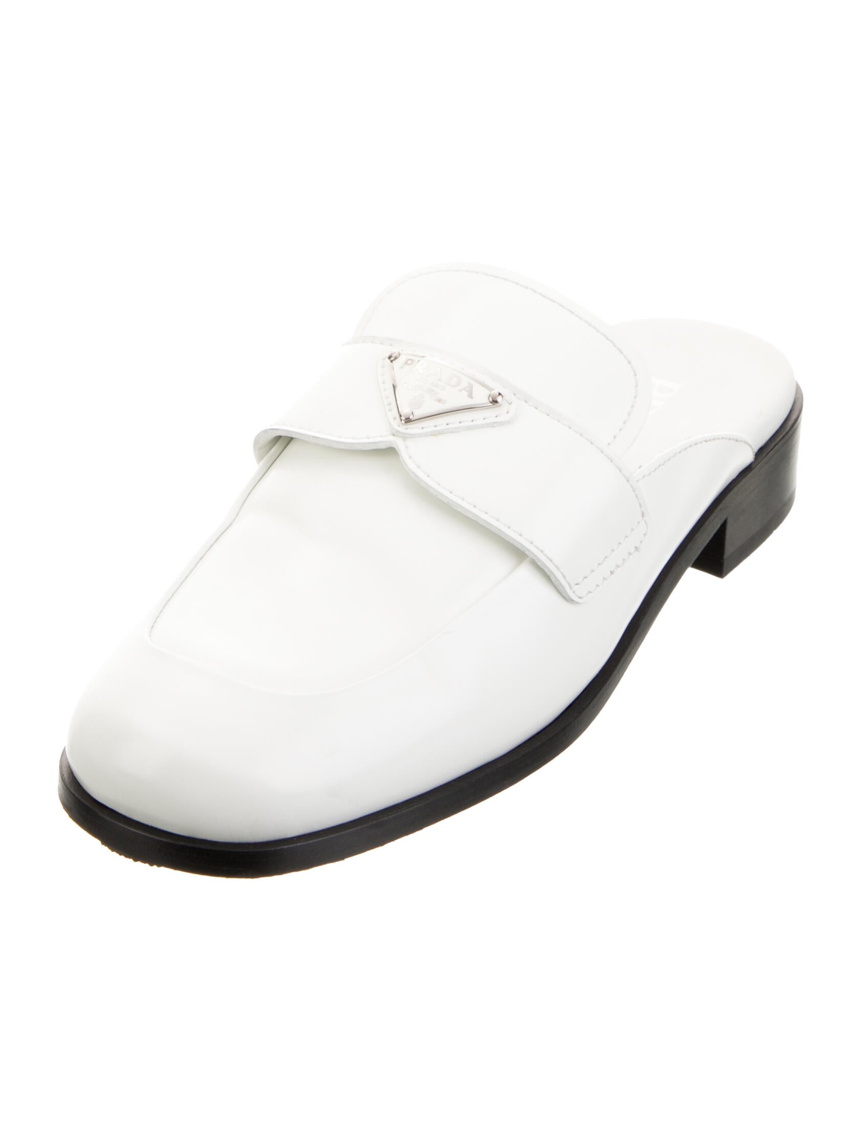 Prada Leather Mules