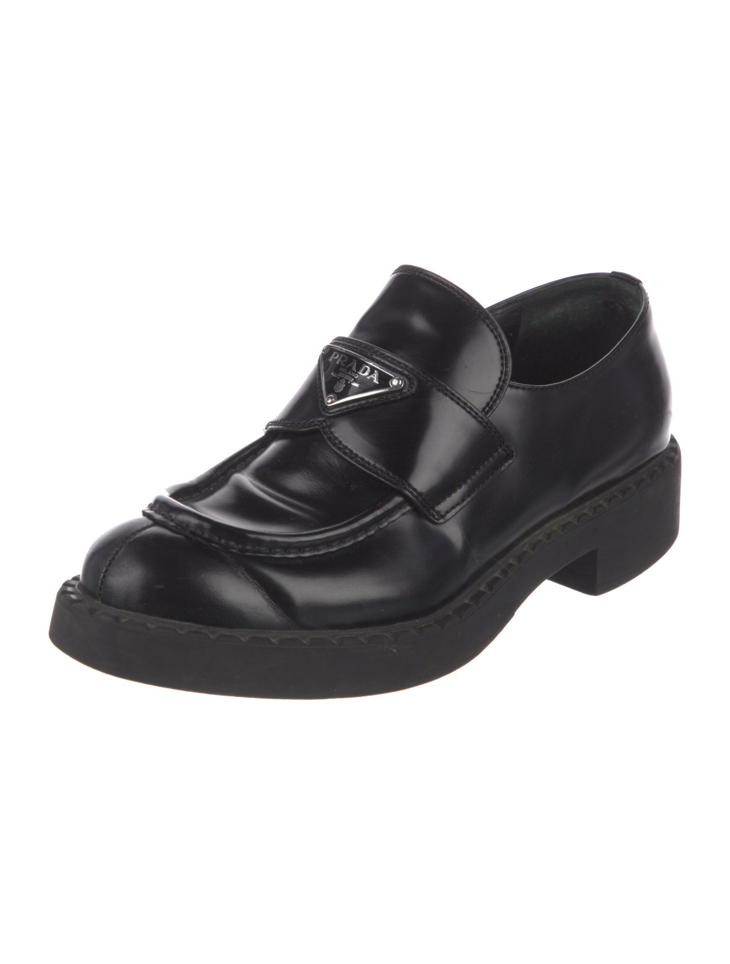 Prada Leather Loafers