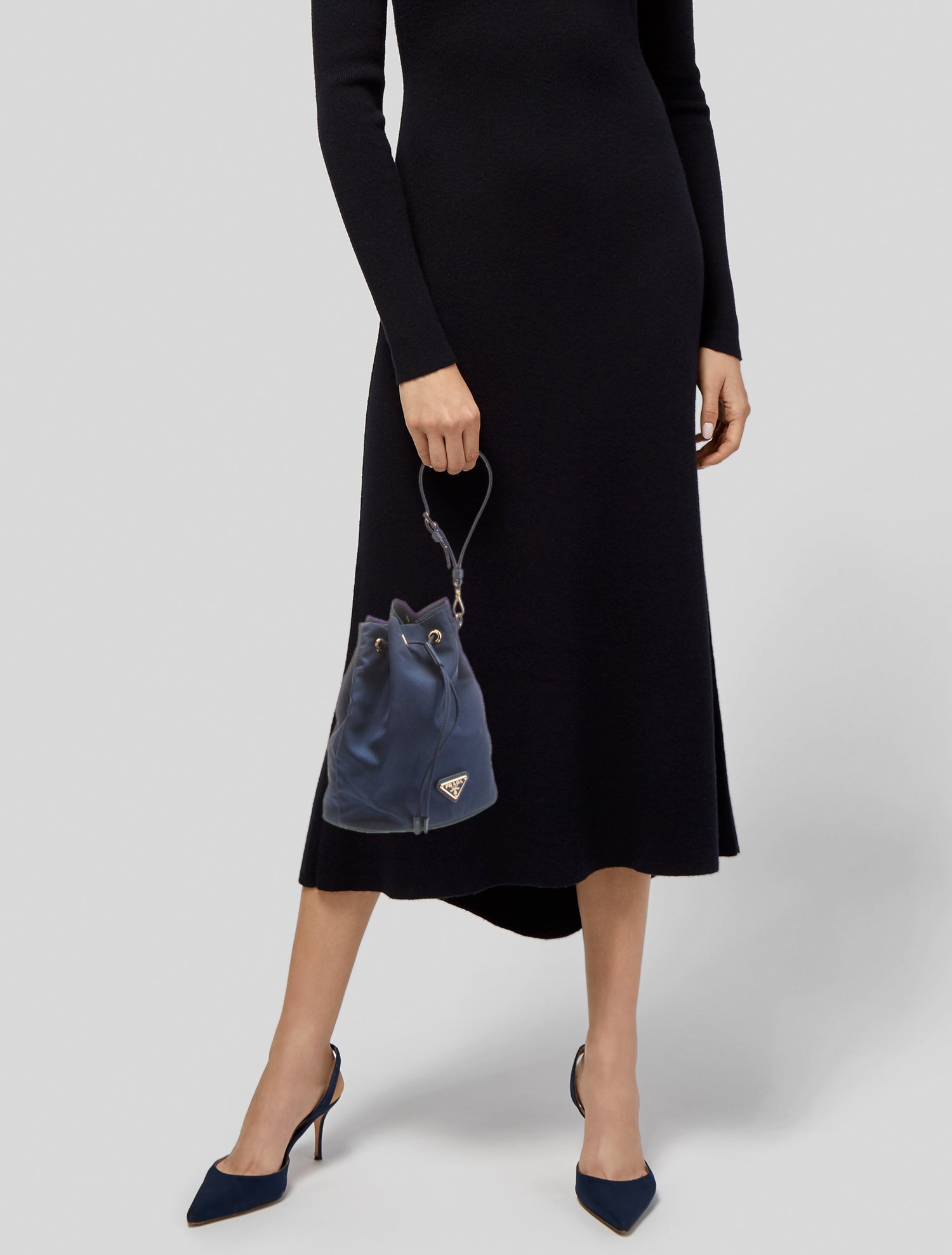 Prada Tessuto Nylon Bucket Bag