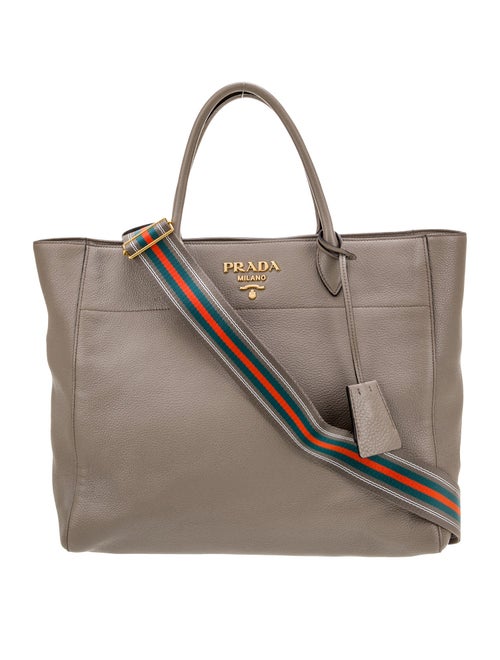 Prada Vitello Daino Leather Galleria Double Zip Medium