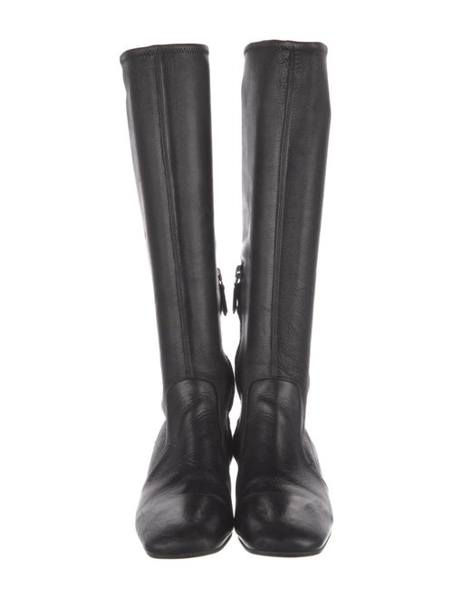 Prada Leather Riding Boots