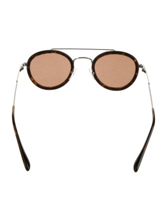 Prada Round Tinted Sunglasses