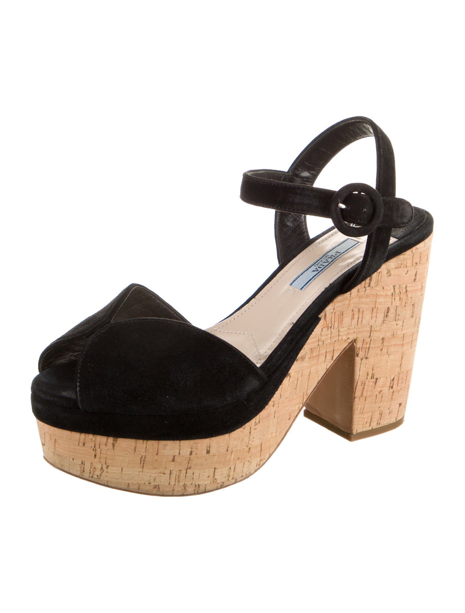 Prada Suede Slingback Pumps