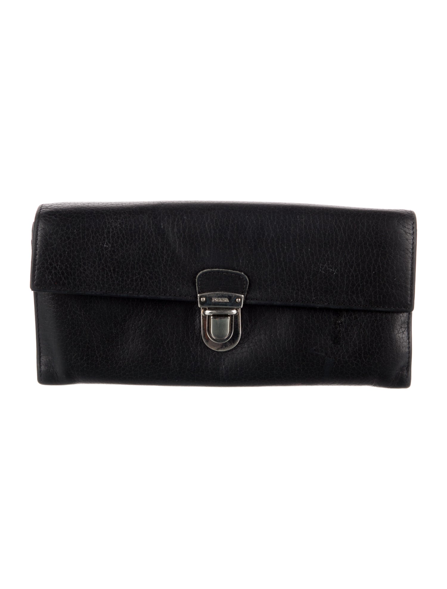 Prada Leather Continental Wallet