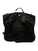 Prada Enameled Metal Triangle Garment Bag