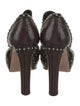 Prada Leather Studded Accents Pumps
