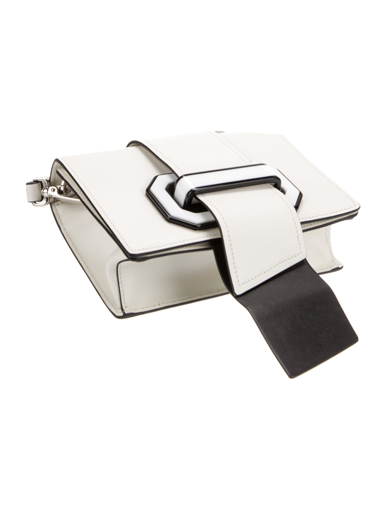 Prada City Calf Leather Plex Ribbon