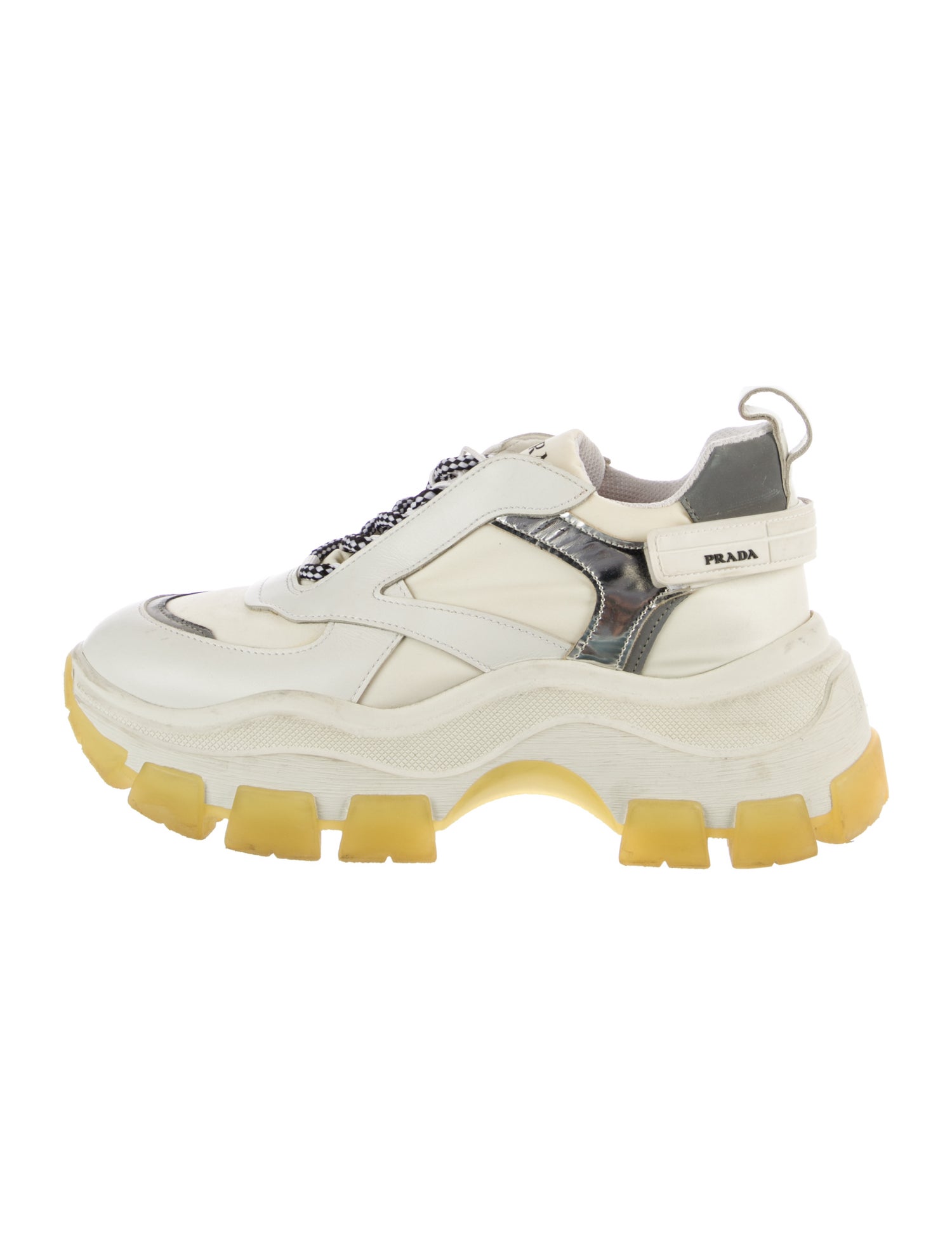 Prada Leather Chunky Sneakers
