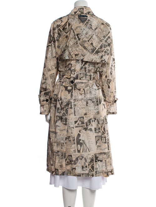 Prada 2018 Printed Trench Coat