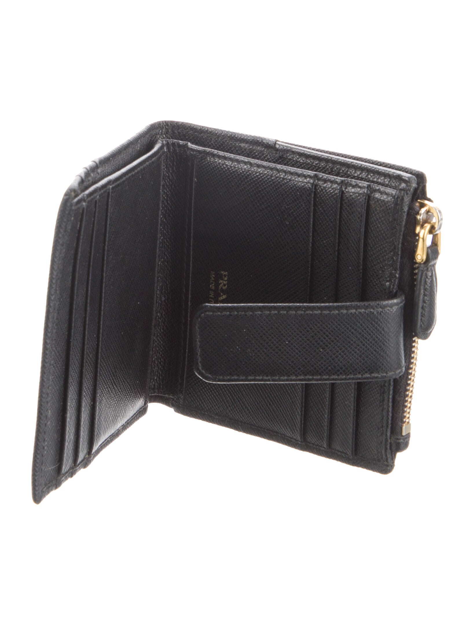 Prada Saffiano Metal Leather Wallet