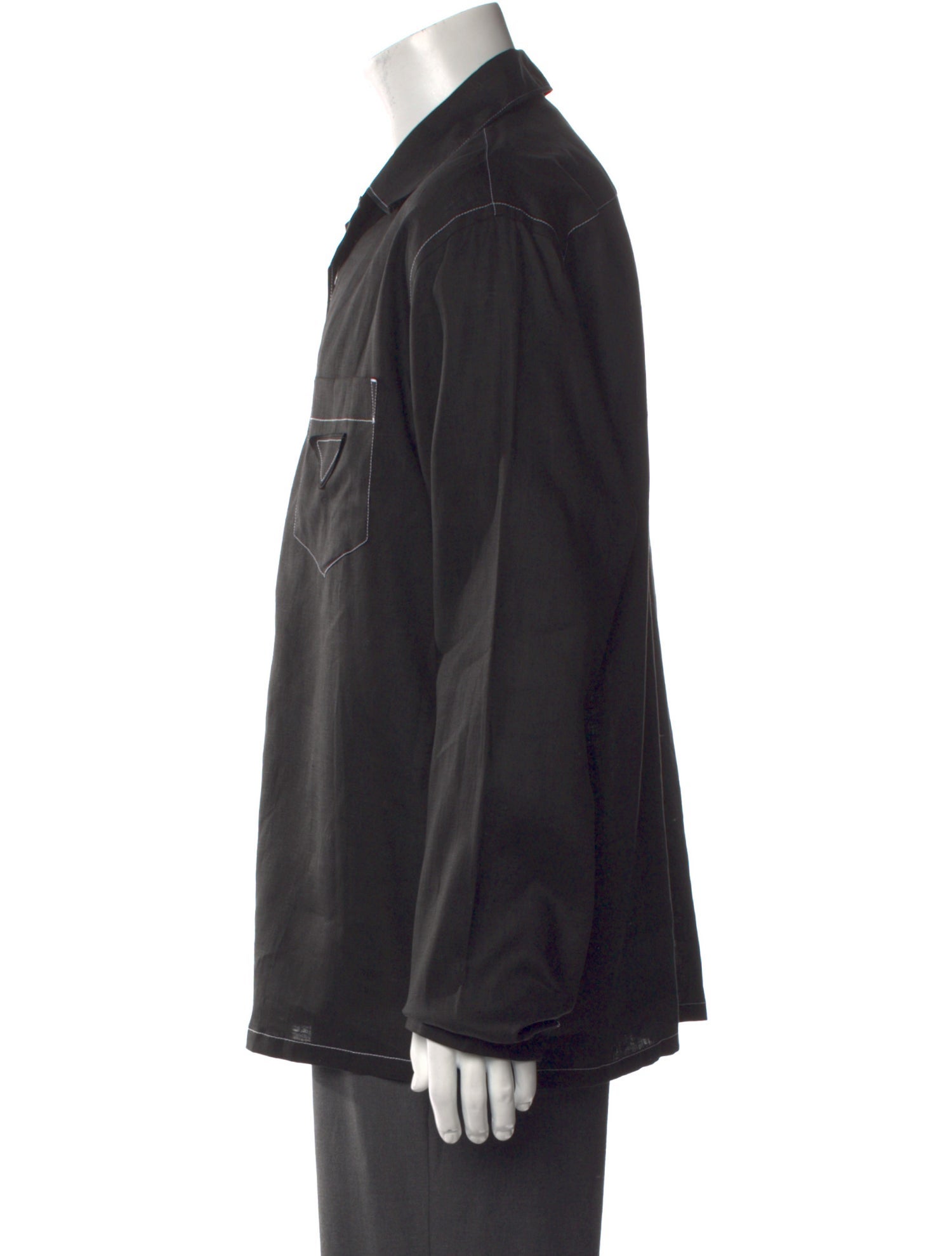 Prada 2024 Linen Western Shirt