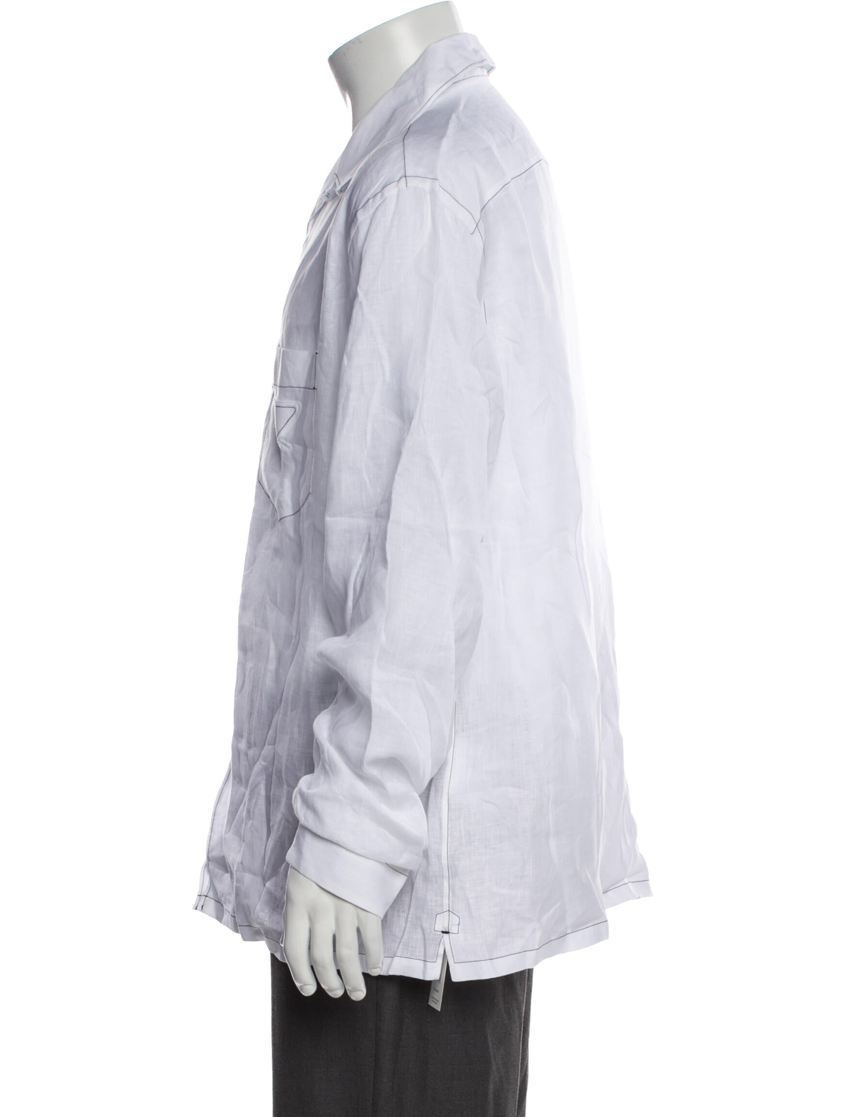 Prada 2025 Linen Dress Shirt w/ Tags