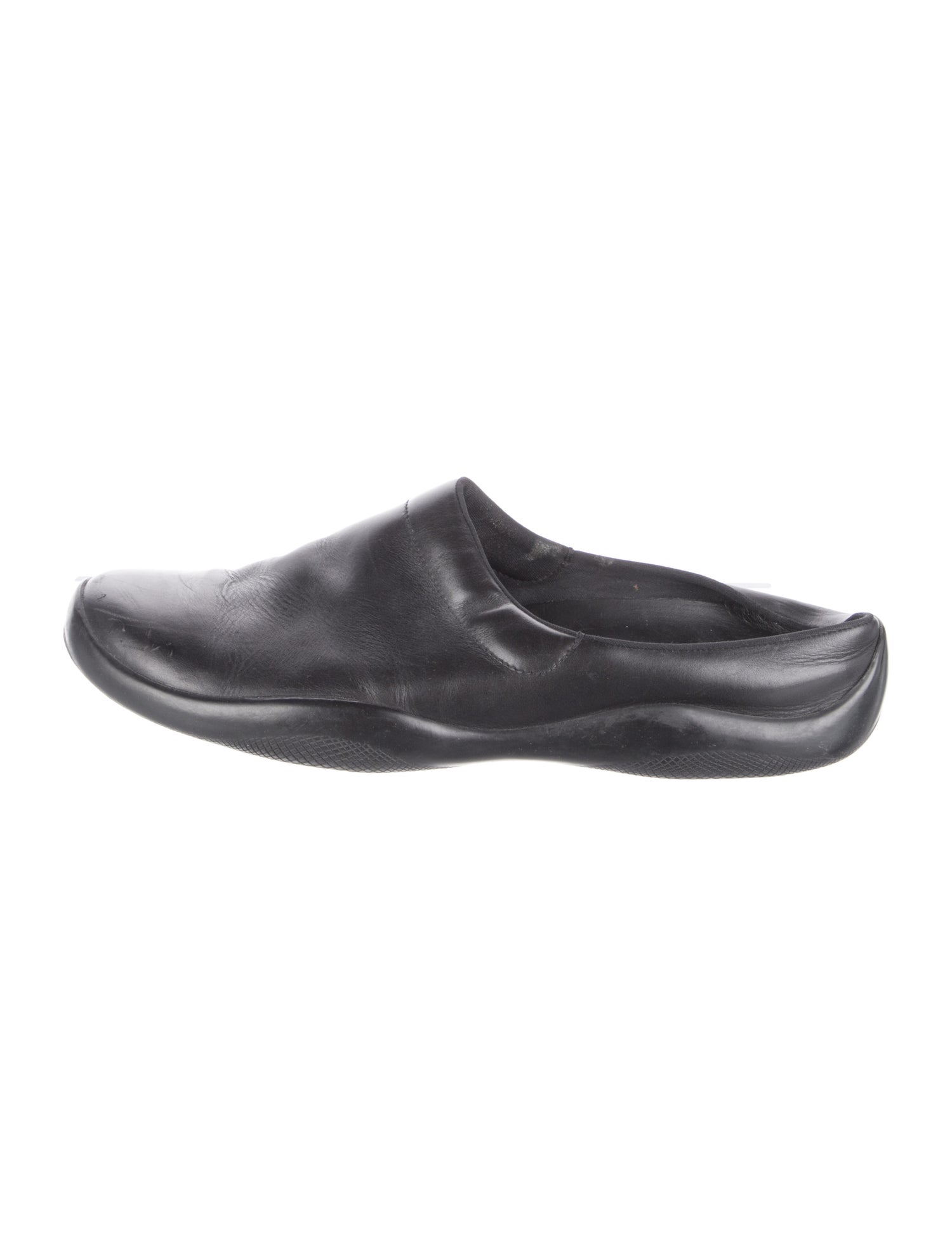 Prada Leather Slippers