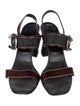 Prada Denim Slingback Sandals