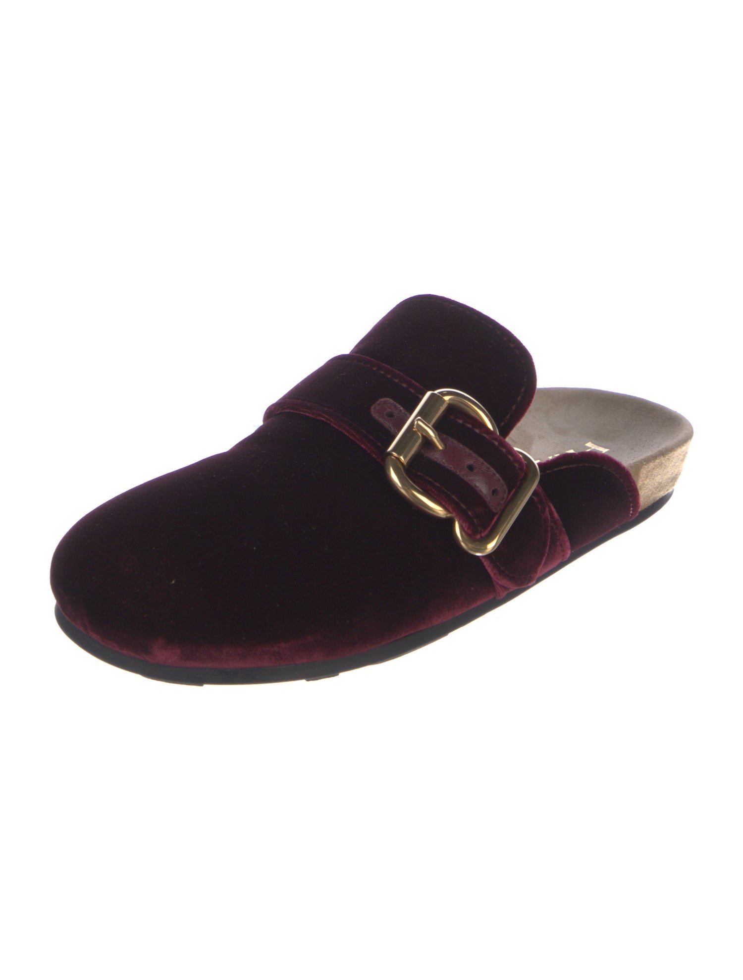 Prada Velvet Mules