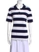 Prada Late 2000's - Early 2010's Striped Polo Shirt