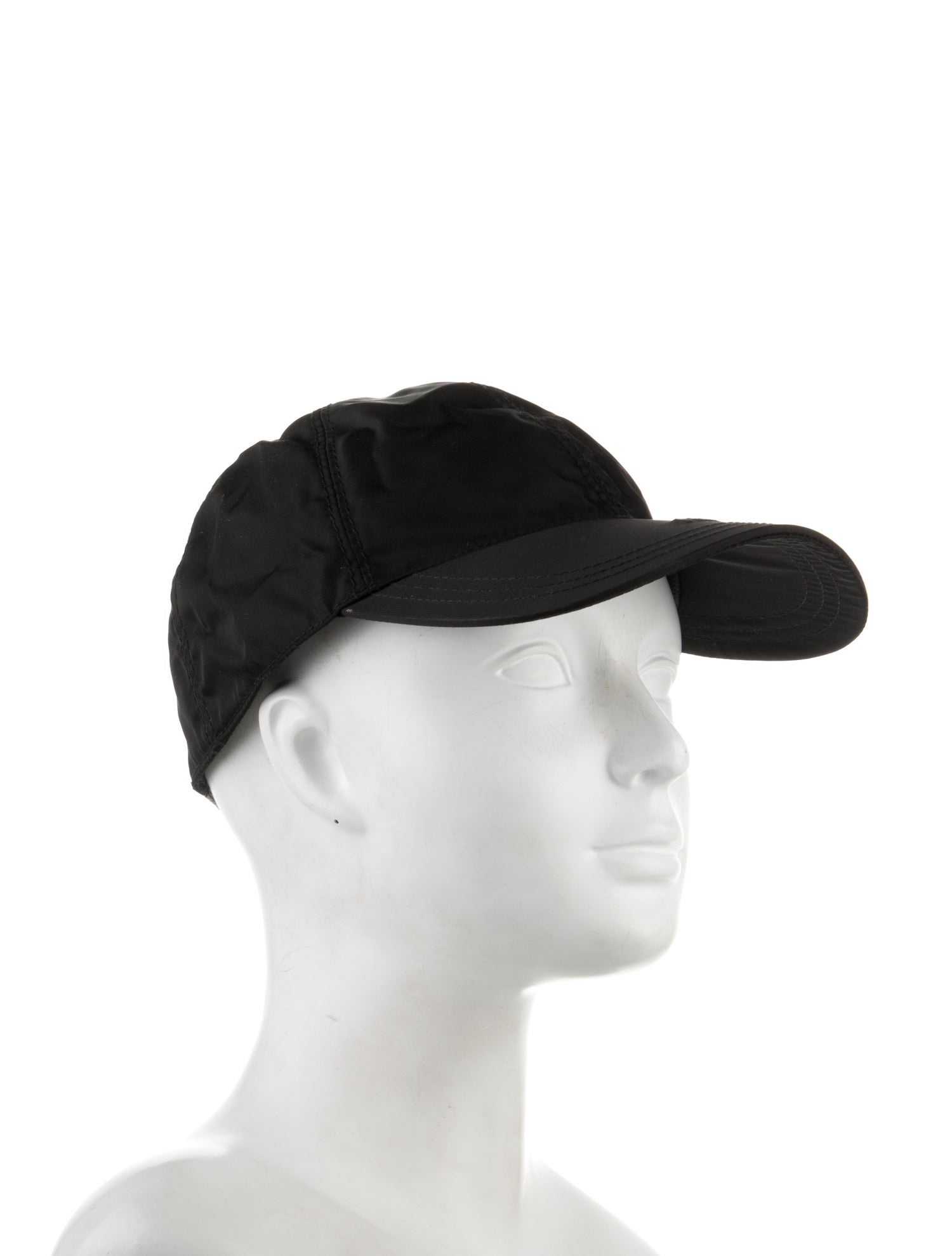 Prada Tessuto Embroidered Baseball Cap