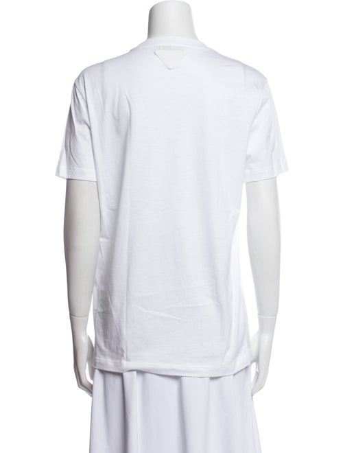 Prada Crew Neck Short Sleeve T-Shirt