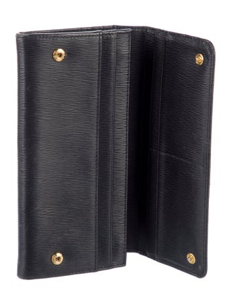 Prada Leather Continental Wallet