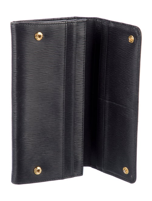 Prada Leather Continental Wallet