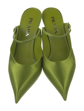 Prada Satin Mules