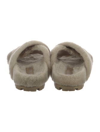 Prada Shearling Slides