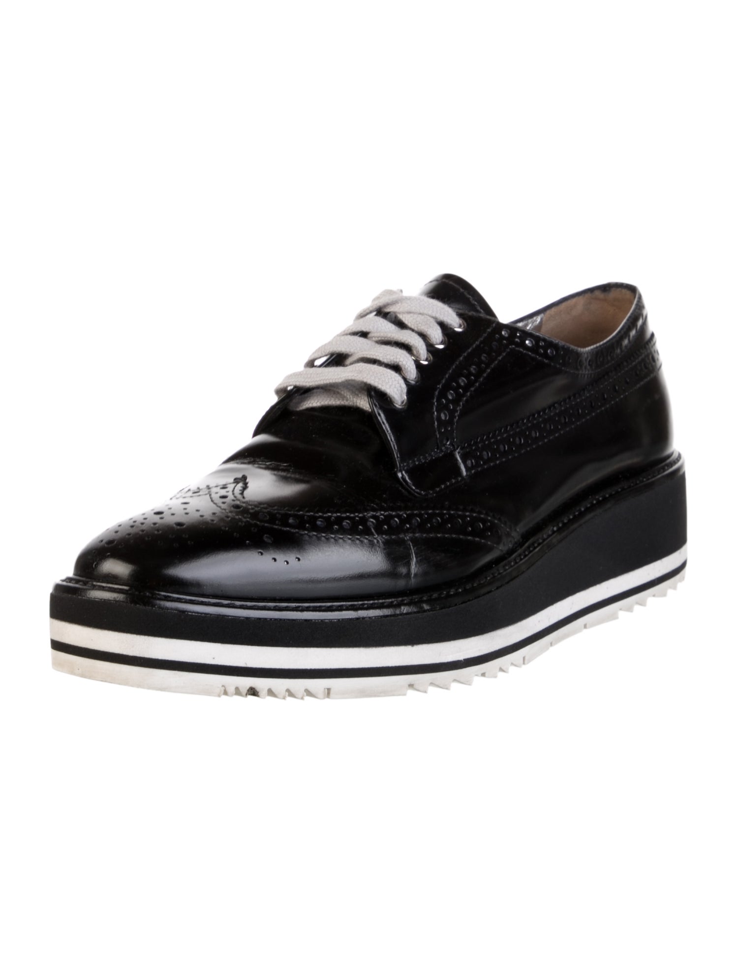 Prada Leather Oxfords