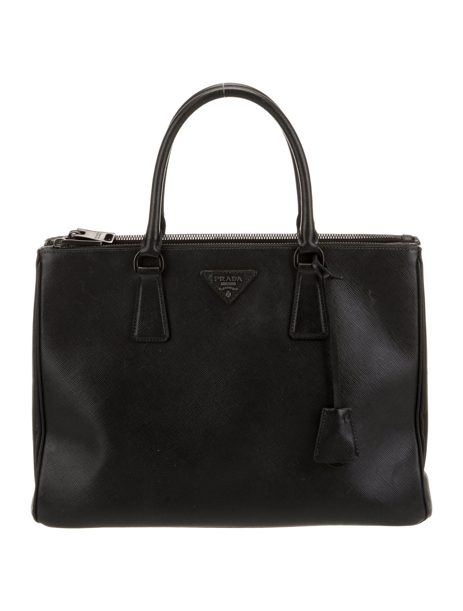 Prada Saffiano Leather Galleria Double Zip Large