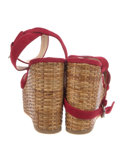 Prada Suede Cutout Accent Espadrilles