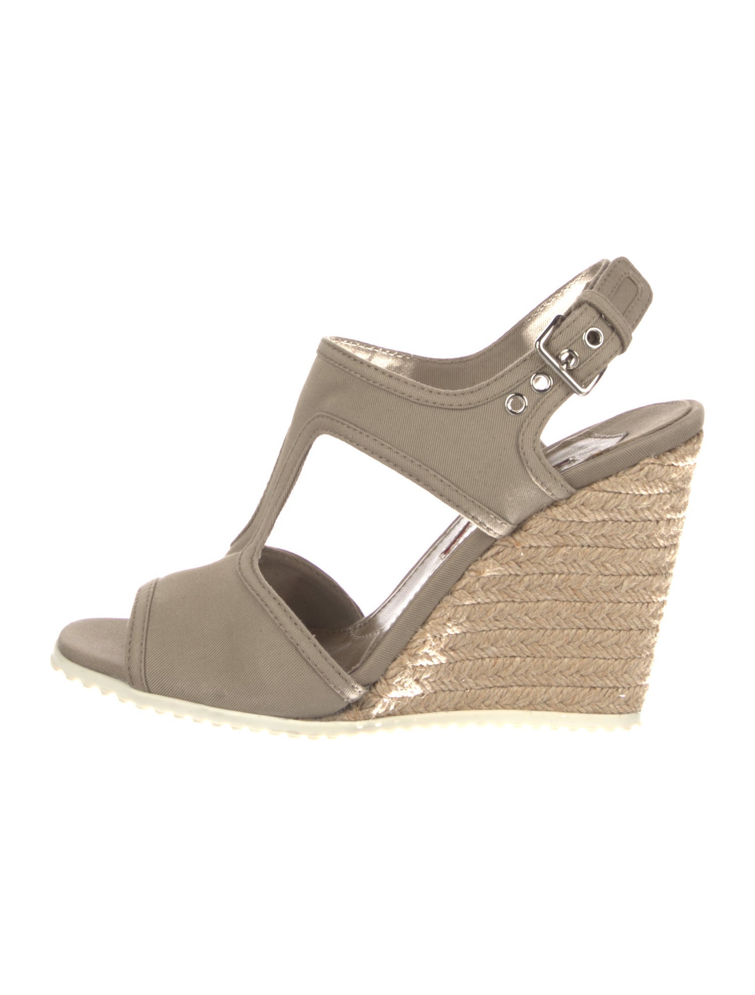 Prada Sport Patent Leather Braided Accents Espadrilles