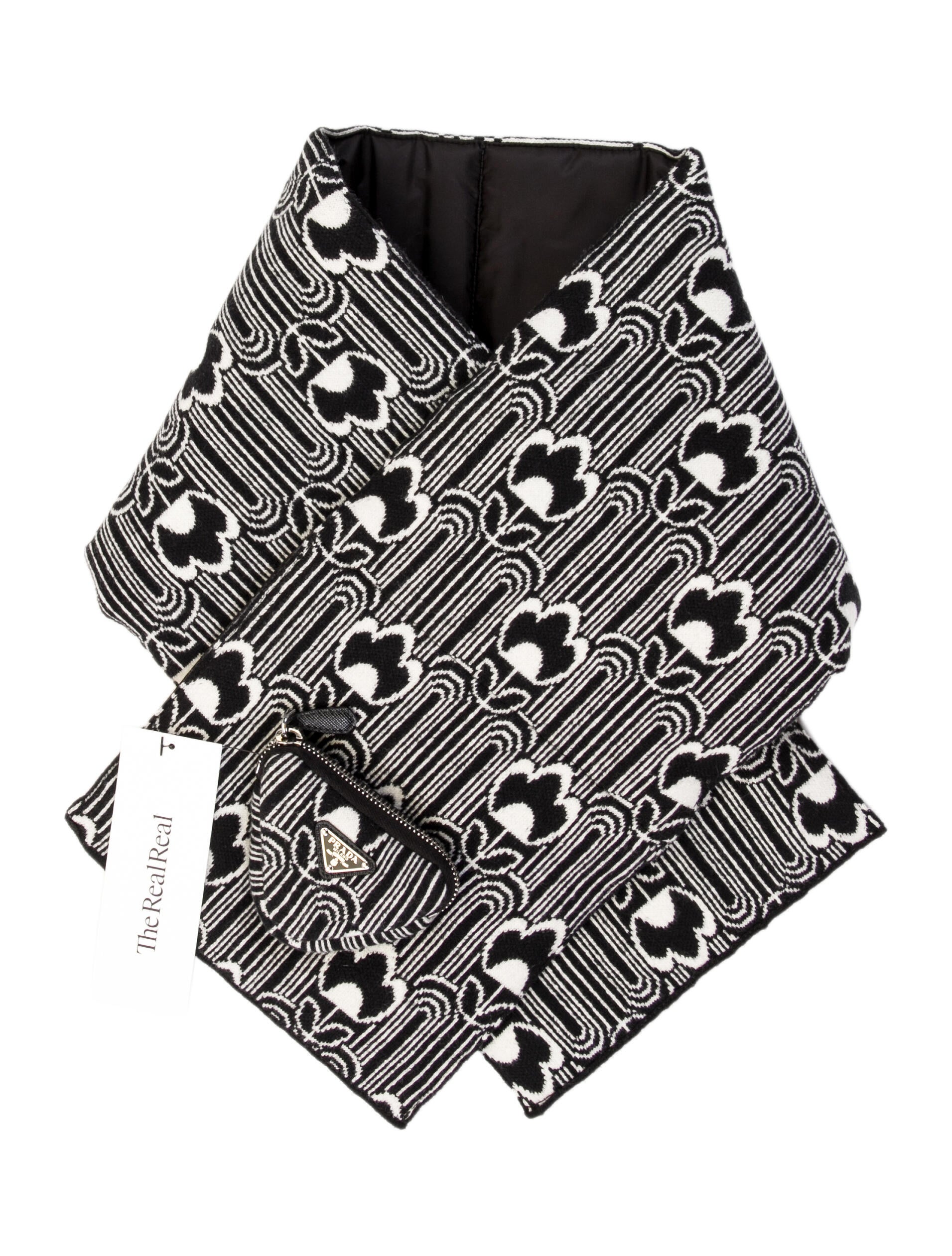 Prada Wool Printed Scarf