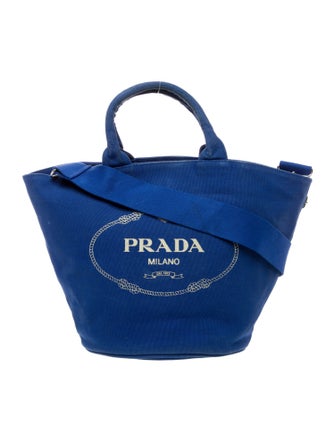 Prada Enameled Metal Triangle Top Handle Bag