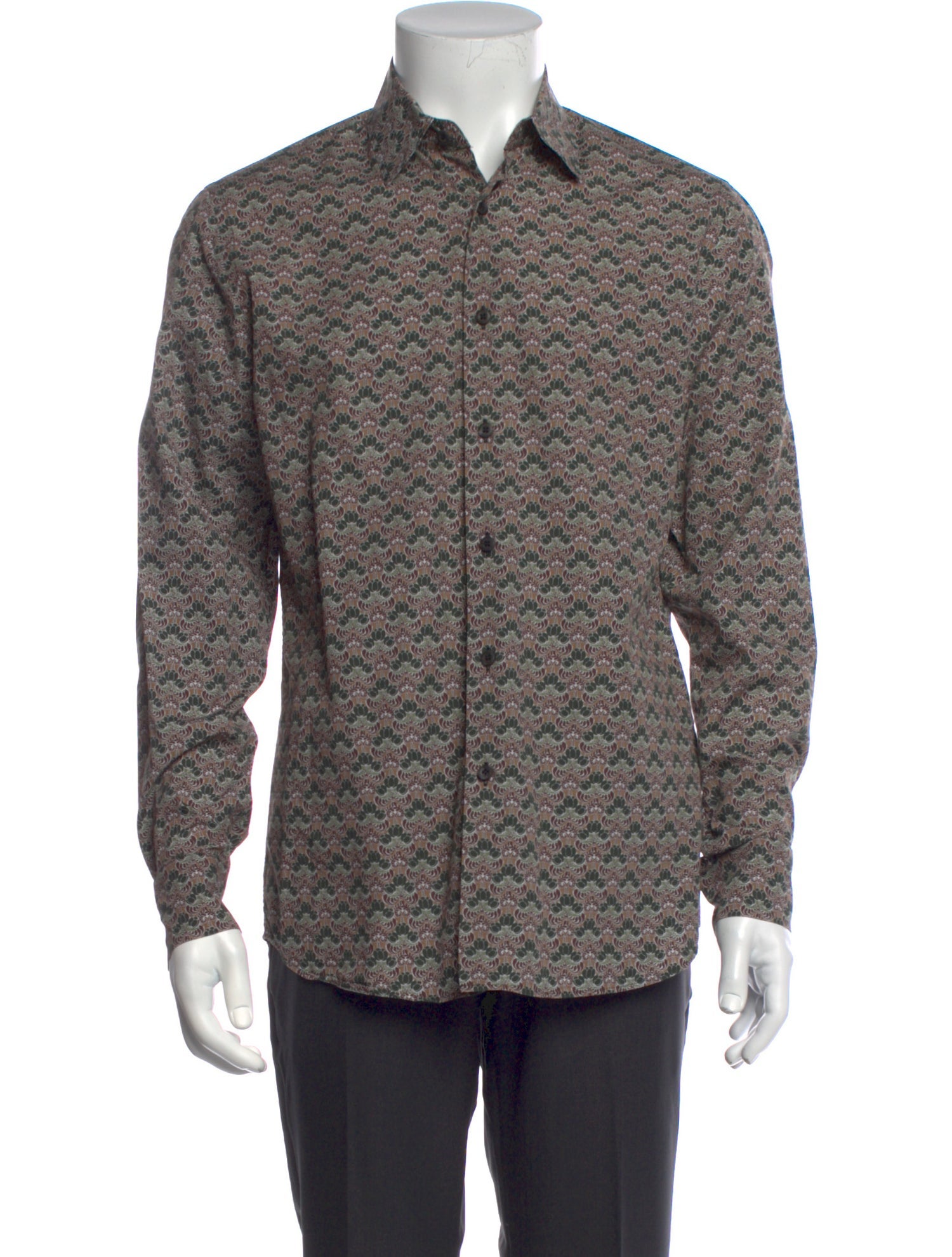 Prada 2015 Printed Dress Shirt