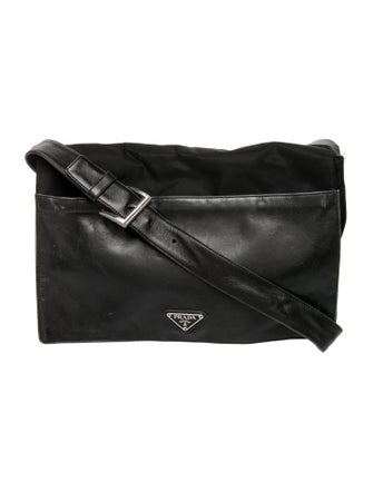 Prada Soft Calf Leather Messenger Bag