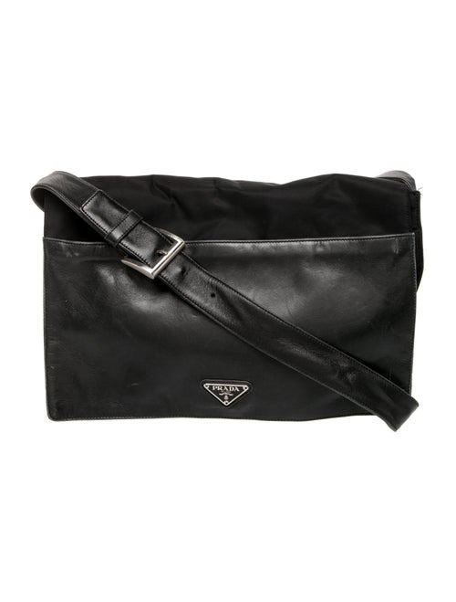 Prada Soft Calf Leather Messenger Bag