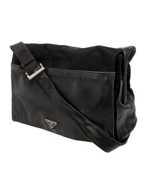 Prada Soft Calf Leather Messenger Bag