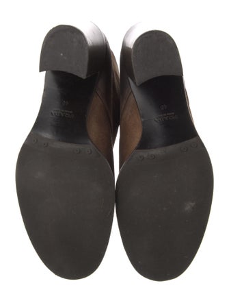 Prada Suede Lace-Up Boots