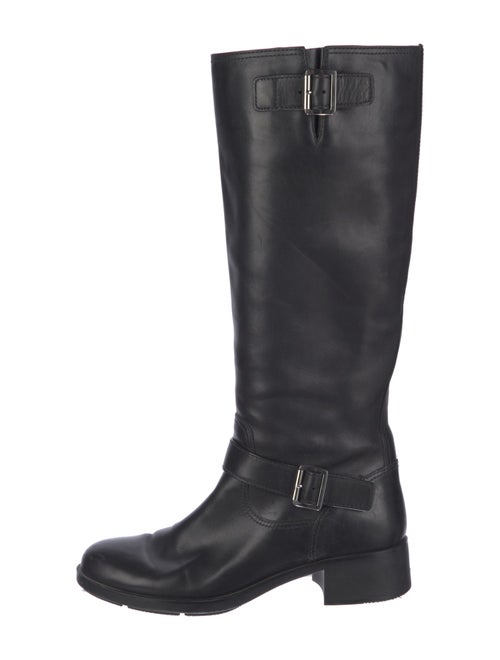 Prada Leather Riding Boots