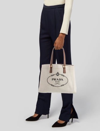 Prada Enameled Metal Triangle Mistolino