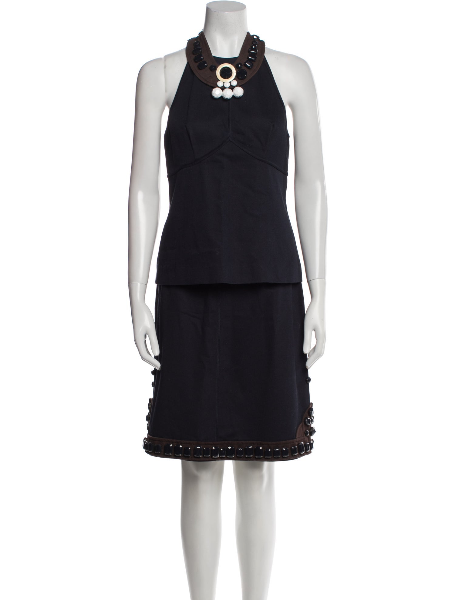 Prada Vintage 2003 Skirt Set