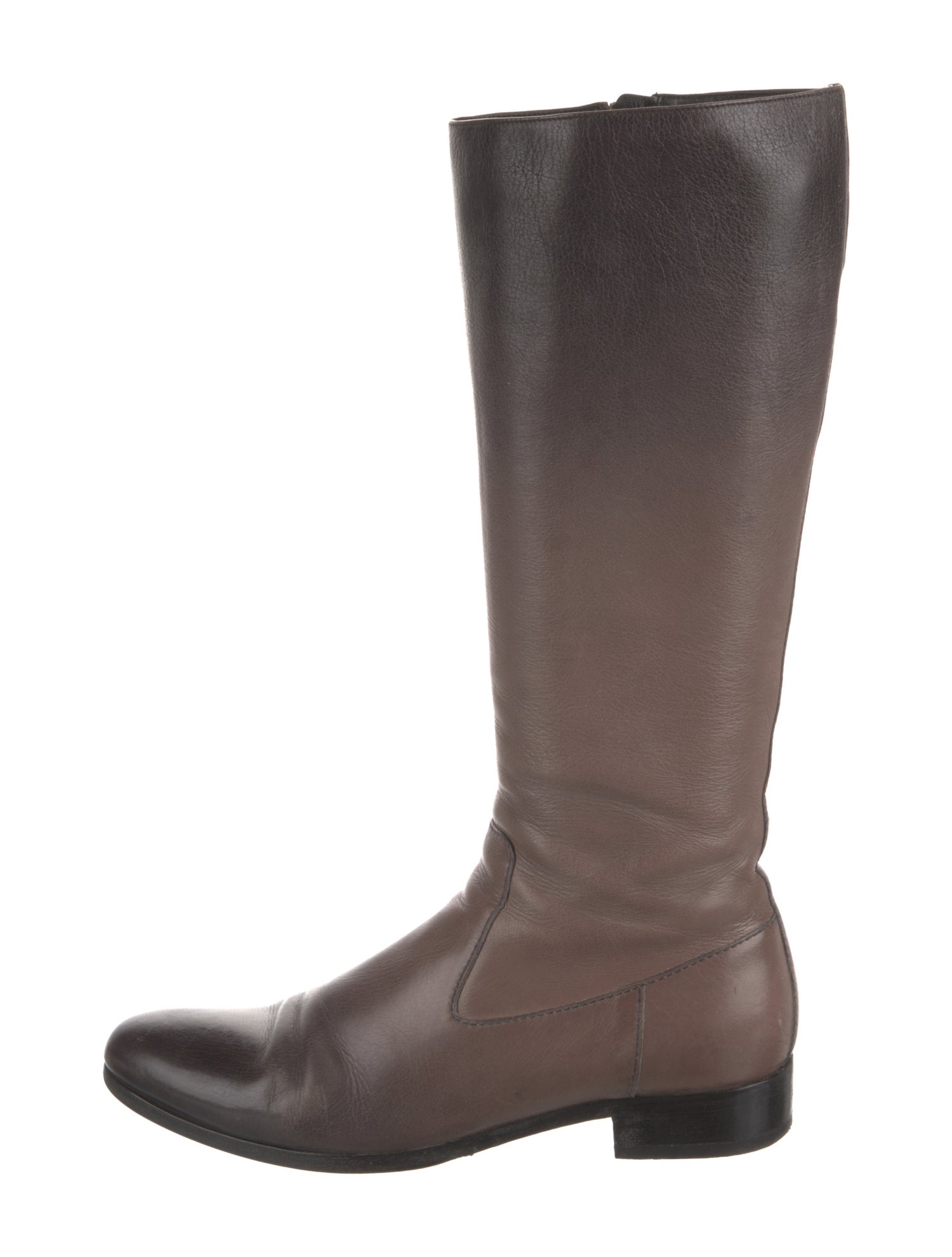 Prada Leather Riding Boots