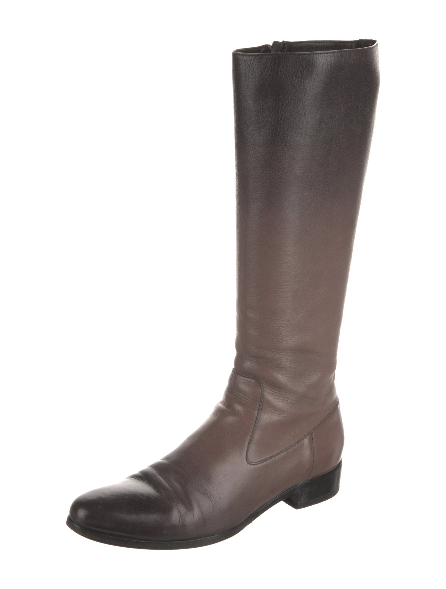 Prada Leather Riding Boots