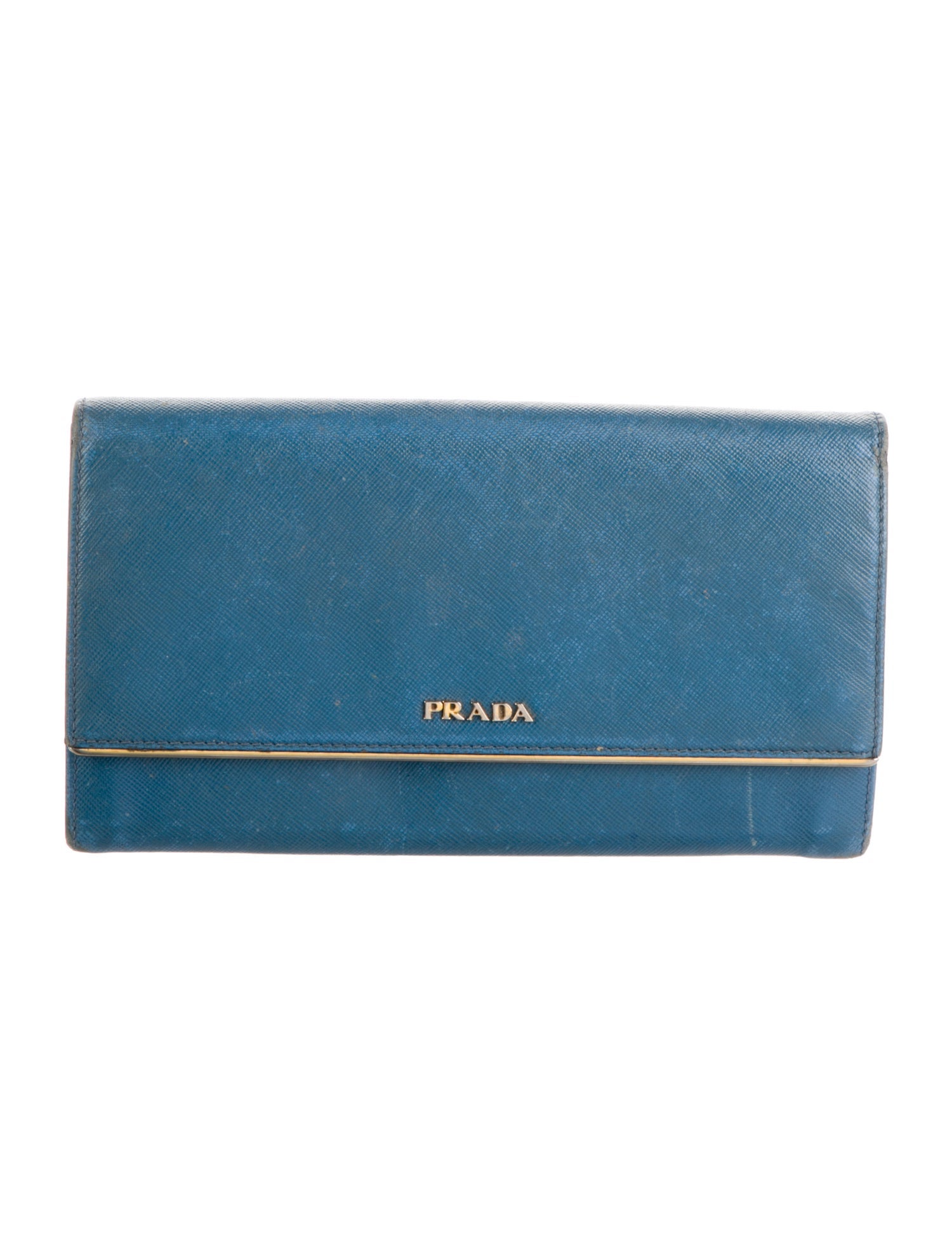 Prada Saffiano Lux Leather Continental Wallet