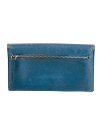 Prada Saffiano Lux Leather Continental Wallet