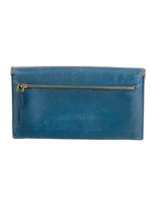 Prada Saffiano Lux Leather Continental Wallet
